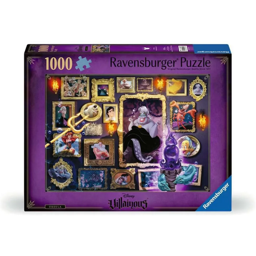 Puzzle 1000 pièces : Ursula (Collection Disney Villainous) - Ravensburger