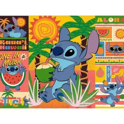 Puzzle 500 pièces : Vacances avec Stitch - Disney - Trefl