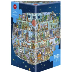 Puzzle 1500 pièces : Vaisseau spatial, Mattias Adolfsson - Heye