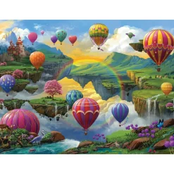 Puzzle 500 pièces : Vallée des montgolfières - Ravensburger