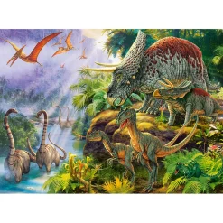 Puzzle 500 pièces : Vallée des Dinosaures - Castorland