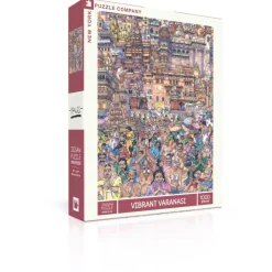Puzzle 1000 pièces : Varanasi vibrante - New York Puzzle Company