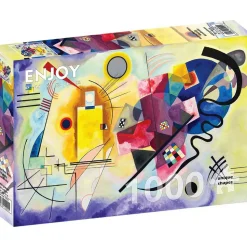Puzzle 1000 pièces : Vassily Kandinsky : Jaune Rouge Bleu - EnjoyPuzzle