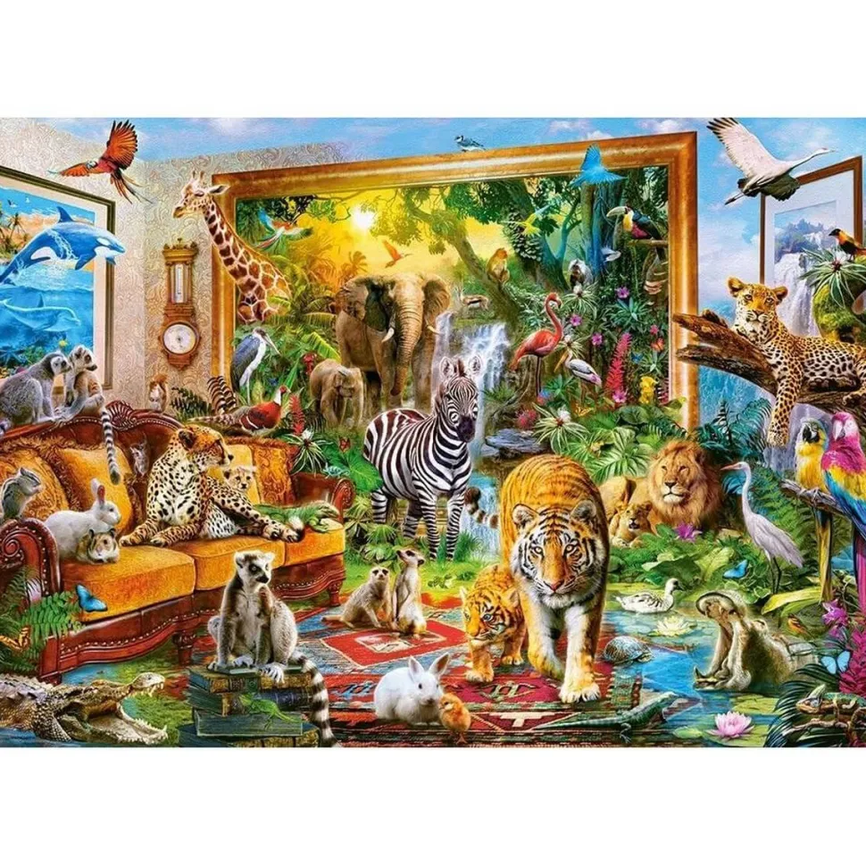 Puzzle 1000 pièces : Venir dans la pièce - Castorland