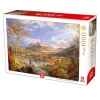 Puzzle 1000 pièces : Viaduc de Starruca Pennsylvanie, Jasper Francis Cropsey - DToys