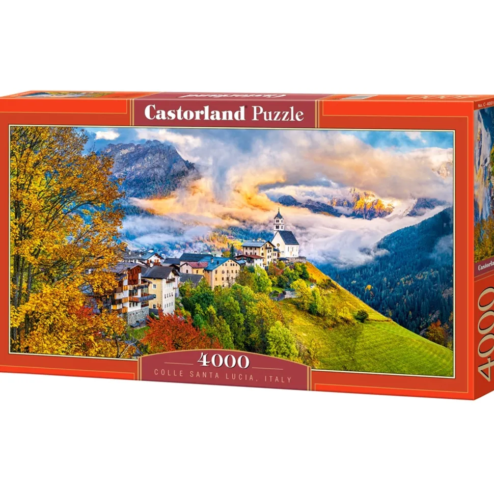 Puzzle 4000 pièces : Village de Santa Lucia, Italie - Castorland