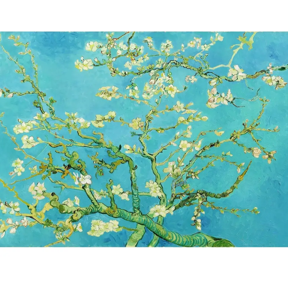 Puzzle 1000 pièces : Vincent Van Gogh : L'amandier en fleurs - EnjoyPuzzle