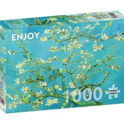Puzzle 1000 pièces : Vincent Van Gogh : L'amandier en fleurs - EnjoyPuzzle