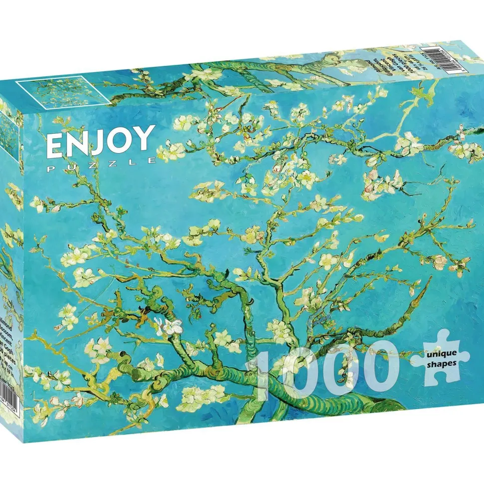 Puzzle 1000 pièces : Vincent Van Gogh : L'amandier en fleurs - EnjoyPuzzle