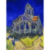 Puzzle 1000 pièces : Vincent Van Gogh : L'église d'Auvers-sur-Oise - EnjoyPuzzle