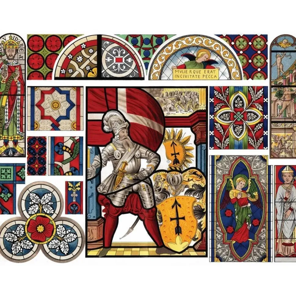 Puzzle 1000 pièces : Vitrail - New York Puzzle Company