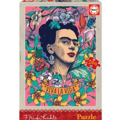Puzzle 500 pièces : Viva La Vida, Frida Kahlo - Educa