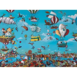 Puzzle 1500 pièces : Voler au-dessus de la ville - Ks Games