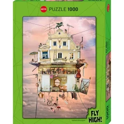Puzzle 1000 pièces : voler haut maison au trésor - Heye