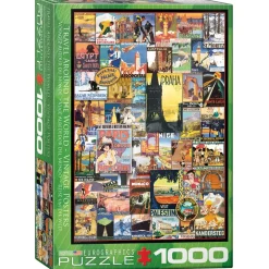 Puzzle 1000 pièces : Voyage autour du Monde - Eurographics