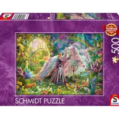 Puzzle 500 pièces : Voyage de rêve avec une licorne - Schmidt