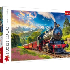 Puzzle 1000 pièces : Voyage en train - Trefl