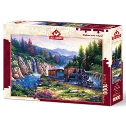 Puzzle 1000 pièces : Voyage en train - Art Puzzle
