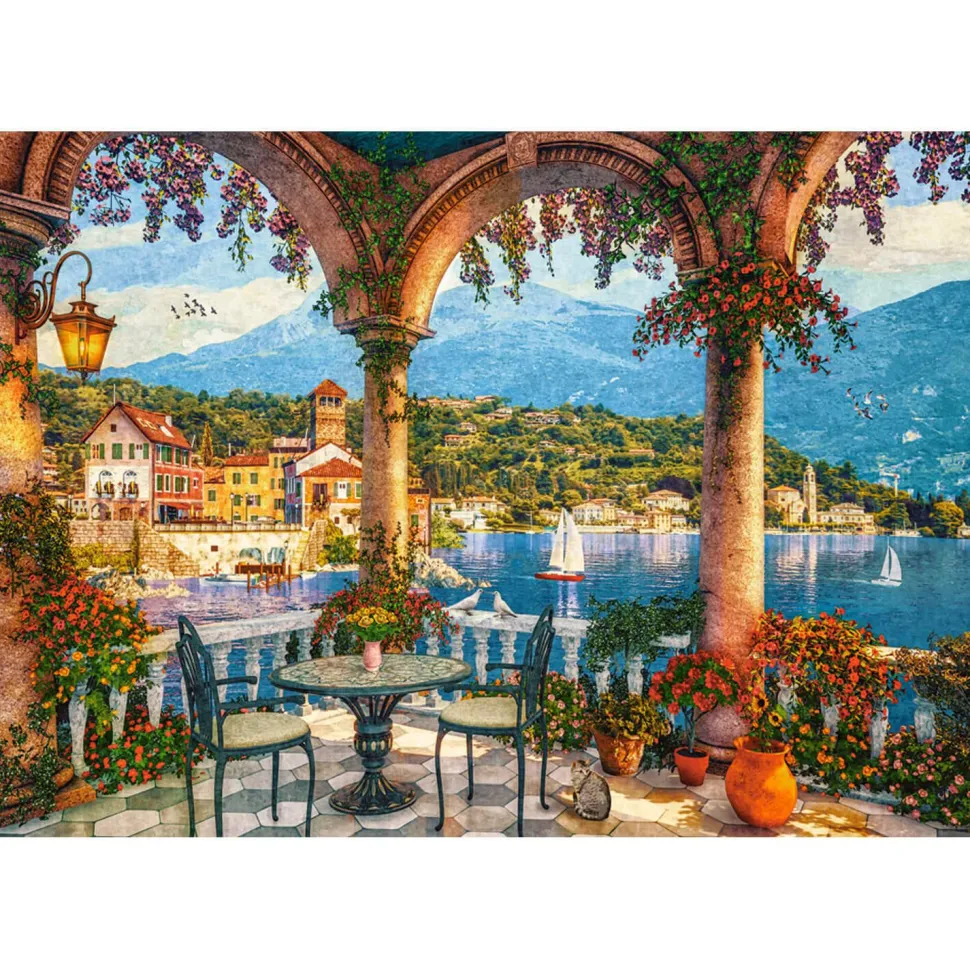 Puzzle 1000 pièces : Véranda Méditerranéenne - Castorland