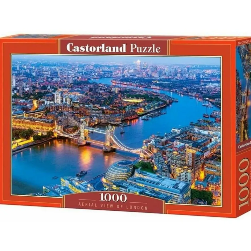 Puzzle 1000 pièces : Vue aérienne de Londres - Castorland