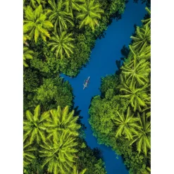 Puzzle 500 pièces : Vue aérienne tropicale - Clementoni