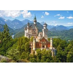 Puzzle 500 pièces : Vue sur le château de Neuschwanstein, Allemagne - Castorland