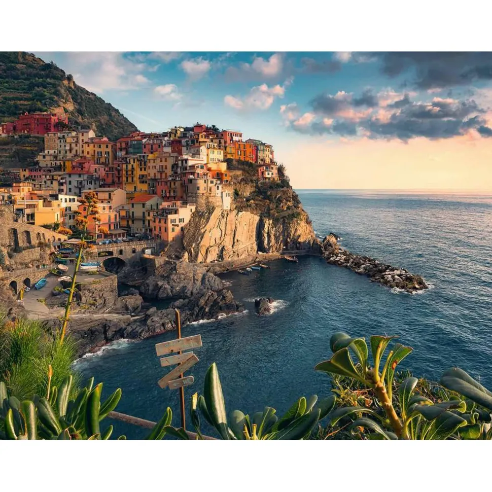 Puzzle 1500 pièces - Vue sur les Cinque Terre - Ravensburger