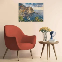 Puzzle 1500 pièces - Vue sur les Cinque Terre - Ravensburger