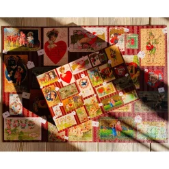 Puzzle 1000 pièces : vœux de Saint Valentin - Penny Puzzle