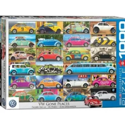 Puzzle 1000 pièces : VW Gone Places : Passer pas là - Eurographics