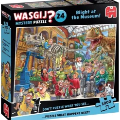 Puzzle 1000 pièces : Wasgij Mystery 24 - Panique au Musée ! - Jumbo