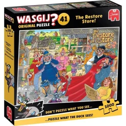 Puzzle 1000 pièces : Wasgij Original 41 - Restauration complète - Jumbo