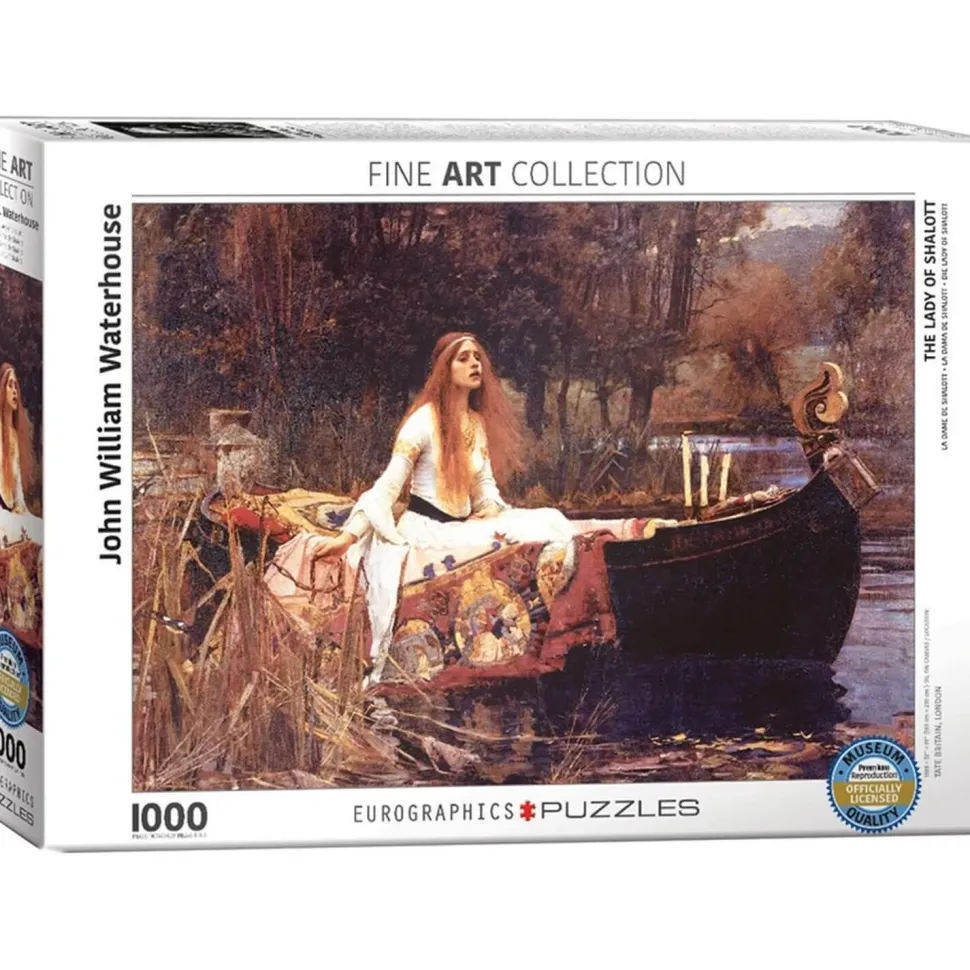 Puzzle 1000 pièces : Waterhouse : The Lady of Shalott - Eurographics