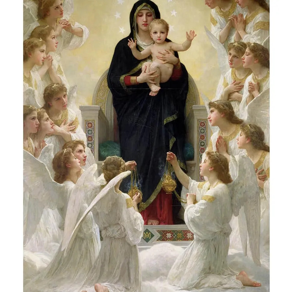 Puzzle 1000 pièces : William A. Bouguereau : Virgin with Angels - Eurographics