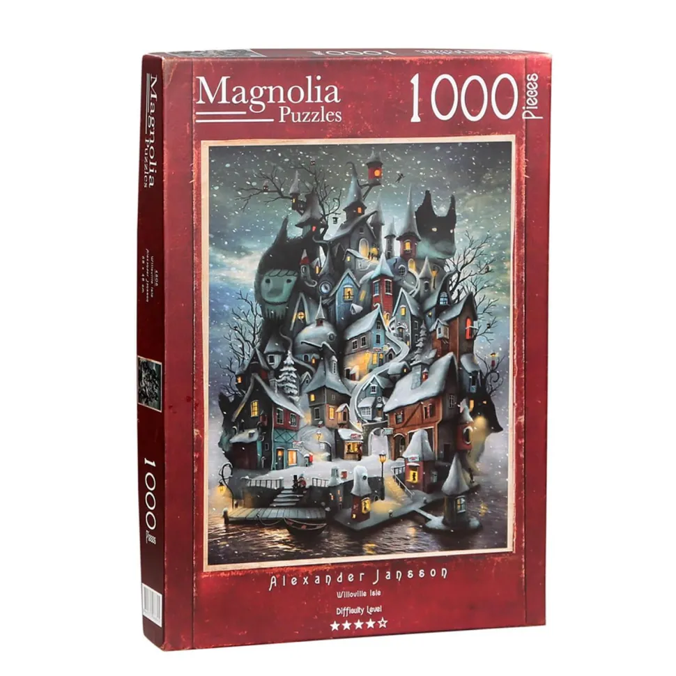 Puzzle 1000 pièces : Willoville Isle - Alexander Jansson - Edition Spéciale - Magnolia