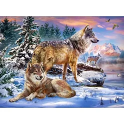 Puzzle 500 pièces : Wolfish Wonderland - Castorland