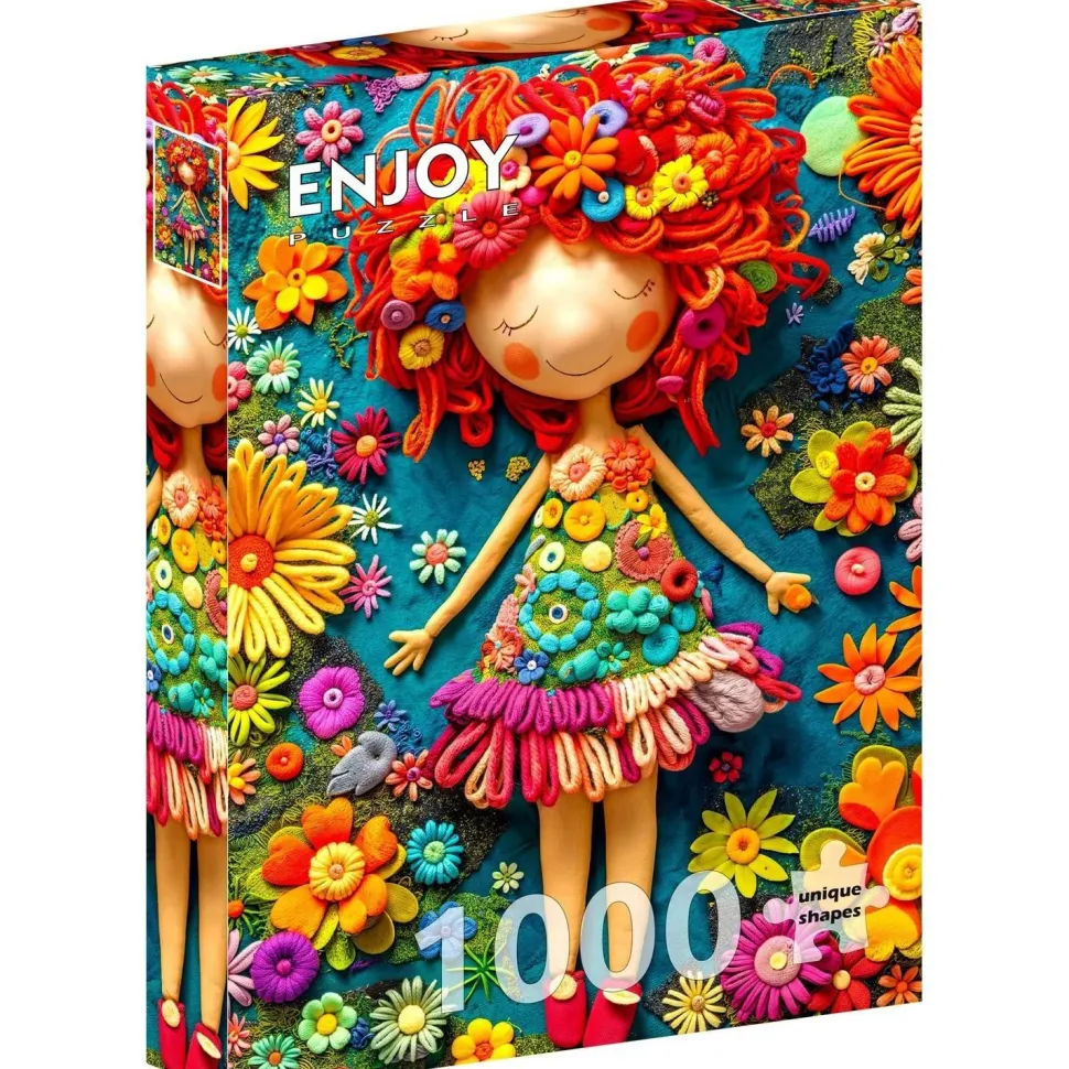 Puzzle 1000 pièces : Yarned Joy - EnjoyPuzzle