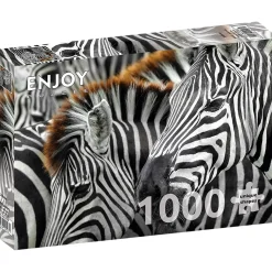 Puzzle 1000 Pièces : Zèbres - EnjoyPuzzle