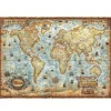 Puzzle 2000 pièces : Zigic : Carte du monde - Heye