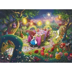 Puzzle 6000 pièces Disney : Thomas Kinkade : Fête du thé du chapelier fou - Schmidt