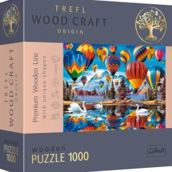 Puzzle 1000 pièces en bois : Ballons colorés - Trefl