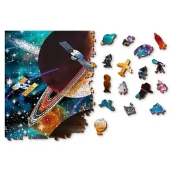 Puzzle 2000 pièces en bois : Odyssée Spatiale - Wooden City