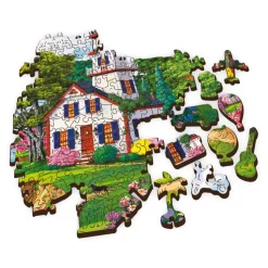 Puzzle 500+1 pièces en bois : Summer Haven - Trefl