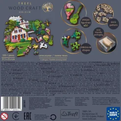 Puzzle 500+1 pièces en bois : Summer Haven - Trefl
