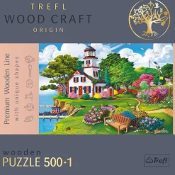 Puzzle 500+1 pièces en bois : Summer Haven - Trefl