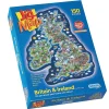 Puzzle 150 pièces extra larges - La Grande Bretagne et l'Irlande - Gibsons