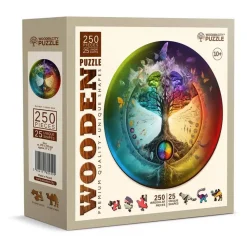 Puzzle 250 pièces/25 formes : arbre de vie - Wooden City