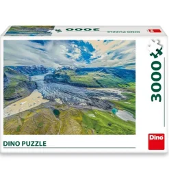 Puzzle 3000 pièces: Glacier islandais - Dino