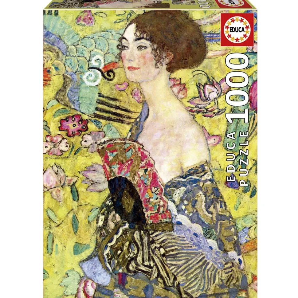 Puzzle 1000 Pièces: La Dame à l'éventail - Educa