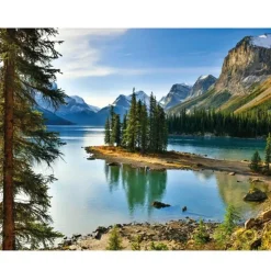 Puzzle 1000 pièces: Lac de Maligne - Dino